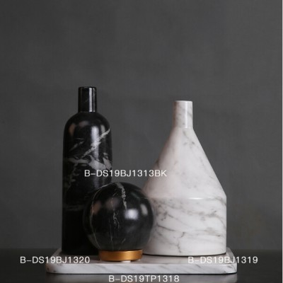 Artifical marble series resin figure sculptures home accessories