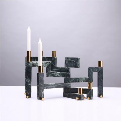 The border town art nature mable candle holder