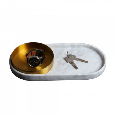 Marble luxury serving tray for home decoration